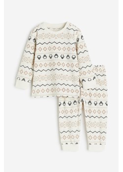 H & M - Polarowa piżama - Biały ze sklepu H&M w kategorii Piżamy dziecięce - zdjęcie 169678819