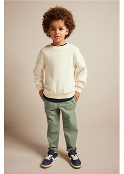 H & M - Spodnie chinos z diagonalu - Zielony ze sklepu H&M w kategorii Spodnie chłopięce - zdjęcie 169678837