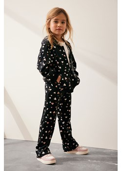 H & M - Welurowe spodnie - Czarny ze sklepu H&M w kategorii Spodnie dziewczęce - zdjęcie 169678917
