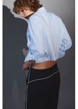 H & M - Pudełkowa koszula popelinowa - Niebieski ze sklepu H&M w kategorii Koszule damskie - zdjęcie 169678946