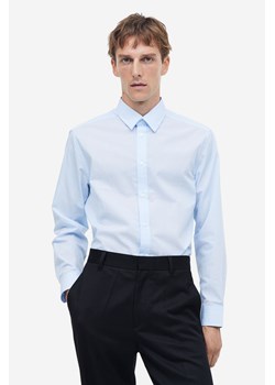H & M - Koszula Easy iron Regular Fit - Niebieski ze sklepu H&M w kategorii Koszule męskie - zdjęcie 169679028