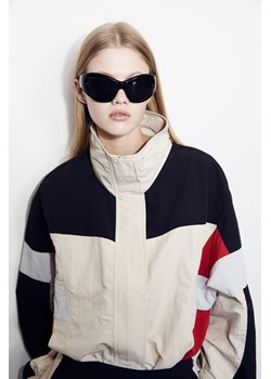 H & M - Nylonowa kurtka wiatrówka - Beżowy ze sklepu H&M w kategorii Kurtki damskie - zdjęcie 169679177
