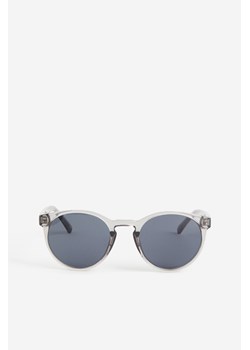 H & M - Okrągłe okulary przeciwsłoneczne - Szary ze sklepu H&M w kategorii Okulary przeciwsłoneczne męskie - zdjęcie 169679318