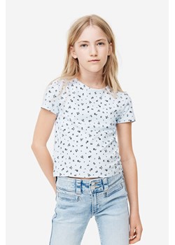 H & M - T-shirt z nadrukiem - Niebieski ze sklepu H&M w kategorii Bluzki dziewczęce - zdjęcie 169679359
