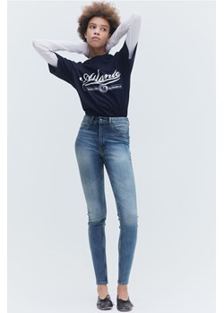 H & M - Skinny High Jeans - Niebieski ze sklepu H&M w kategorii Jeansy damskie - zdjęcie 169679415