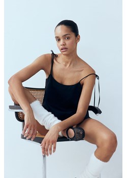 H & M - Piżama z koszulką i szortami - Czarny ze sklepu H&M w kategorii Piżamy damskie - zdjęcie 169679446