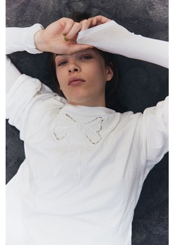 H & M - T-shirt oversize - Biały ze sklepu H&M w kategorii Bluzki damskie - zdjęcie 169679457