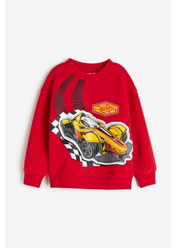 H & M - Bluza oversize z nadrukiem - Czerwony ze sklepu H&M w kategorii Bluzy chłopięce - zdjęcie 169679475