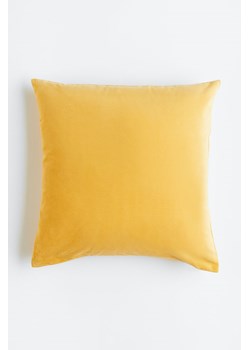 H & M - Aksamitna poszewka na poduszkę - Żółty ze sklepu H&M w kategorii Poszewki na poduszki - zdjęcie 169679525