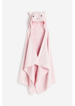 H & M - Ręcznik kąpielowy z kapturem - Różowy ze sklepu H&M w kategorii Ręczniki dla dzieci - zdjęcie 169679667