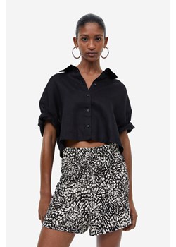 H & M - Krepowane szorty - Czarny ze sklepu H&M w kategorii Szorty - zdjęcie 169679688