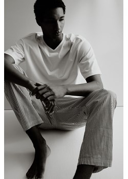 H & M - Spodnie piżamowe Regular Fit - Biały ze sklepu H&M w kategorii Piżamy męskie - zdjęcie 169679867