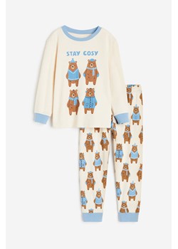 H & M - Dżersejowa piżama - Beżowy ze sklepu H&M w kategorii Piżamy dziecięce - zdjęcie 169679966