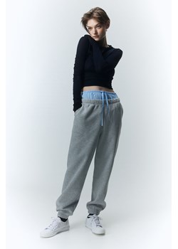 H & M - Joggersy - Szary ze sklepu H&M w kategorii Spodnie damskie - zdjęcie 169680176