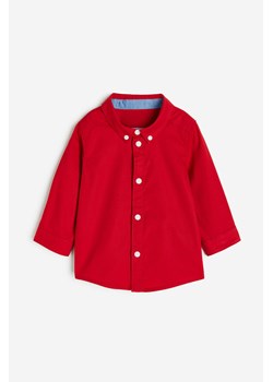 H & M - Bawełniana koszula - Czerwony ze sklepu H&M w kategorii Odzież dla niemowląt - zdjęcie 169680359