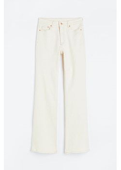 H & M - Bootcut High Jeans - Biały ze sklepu H&M w kategorii Jeansy damskie - zdjęcie 169680459