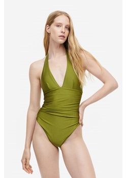 H & M - Modelujący kostium kąpielowy - Zielony ze sklepu H&M w kategorii Stroje kąpielowe - zdjęcie 169680515