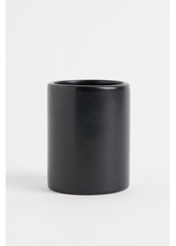 H & M - Ceramiczny kubek na szczoteczki do zębów - Czarny ze sklepu H&M w kategorii Akcesoria łazienkowe - zdjęcie 169680528