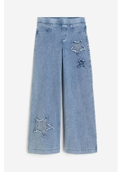 H & M - Szerokie spodnie - Niebieski ze sklepu H&M w kategorii Spodnie dziewczęce - zdjęcie 169680647