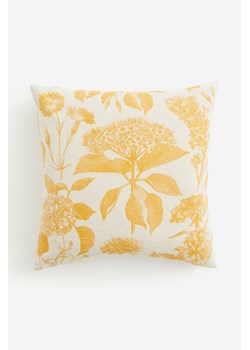 H & M - Wzorzysta poszewka na poduszkę - Żółty ze sklepu H&M w kategorii Poszewki na poduszki - zdjęcie 169680727