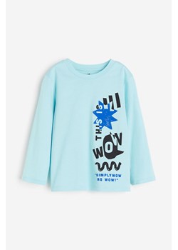 H & M - T-shirt z długim rękawem - Turkusowy ze sklepu H&M w kategorii T-shirty chłopięce - zdjęcie 169680768