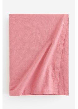 H & M - Obrus z domieszką lnu - Różowy ze sklepu H&M w kategorii Obrusy i bieżniki - zdjęcie 169680788