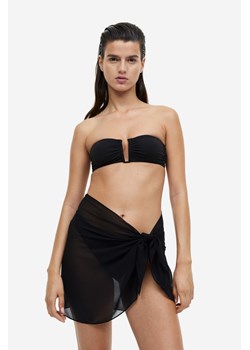 H & M - Krótki sarong - Czarny ze sklepu H&M w kategorii Odzież plażowa - zdjęcie 169680808