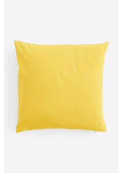 H & M - Bawełniana poszewka na poduszkę - Żółty ze sklepu H&M w kategorii Poszewki na poduszki - zdjęcie 169681039