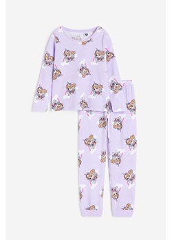 H & M - Dżersejowa piżama - Fioletowy ze sklepu H&M w kategorii Piżamy dziecięce - zdjęcie 169681118
