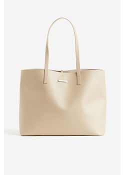 H & M - Torba shopper - Beżowy ze sklepu H&M w kategorii Torby Shopper bag - zdjęcie 169681169