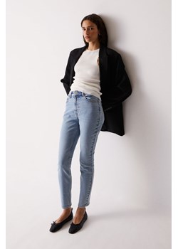 H & M - Skinny High Jeans - Niebieski ze sklepu H&M w kategorii Jeansy damskie - zdjęcie 169681227