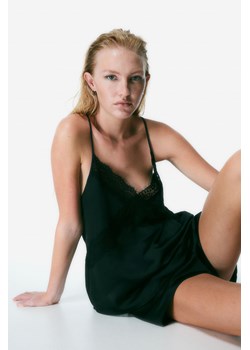 H & M - Piżama z topem i szortami - Czarny ze sklepu H&M w kategorii Piżamy damskie - zdjęcie 169681245