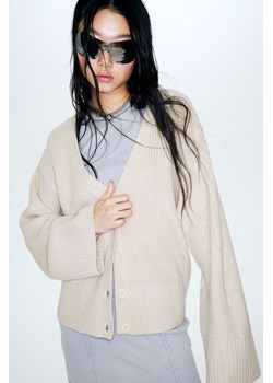 H & M - Kardigan - Brązowy ze sklepu H&M w kategorii Swetry damskie - zdjęcie 169681379
