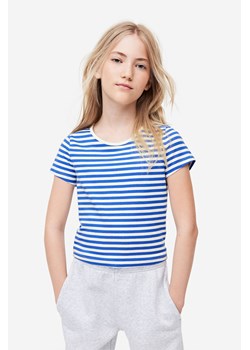 H & M - T-shirt - Niebieski ze sklepu H&M w kategorii Bluzki dziewczęce - zdjęcie 169681465