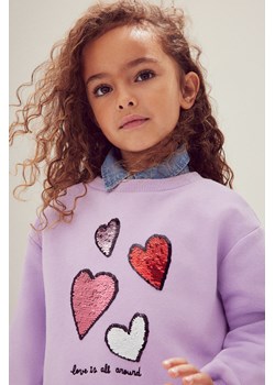 H & M - Bluza z motywem - Fioletowy ze sklepu H&M w kategorii Bluzy dziewczęce - zdjęcie 169681487