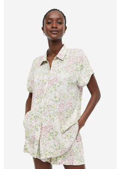 H & M - MAMA Bluzka z wiązanym paskiem - Biały ze sklepu H&M w kategorii Bluzki ciążowe - zdjęcie 169681497