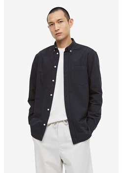 H & M - Koszula oksfordzka Regular Fit - Czarny ze sklepu H&M w kategorii Koszule męskie - zdjęcie 169681568