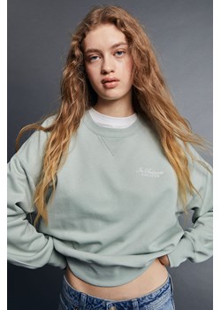 H & M - Bluza oversize z motywem - Zielony ze sklepu H&M w kategorii Bluzy damskie - zdjęcie 169681598
