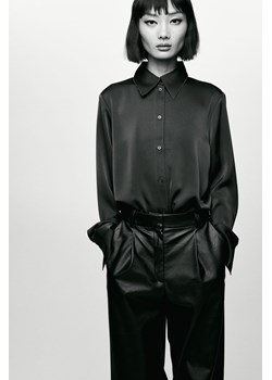 H & M - Satynowa koszula - Szary ze sklepu H&M w kategorii Koszule damskie - zdjęcie 169681665