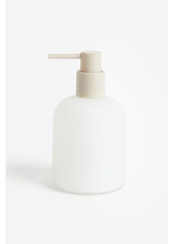 H & M - Szklany dozownik do mydła - Biały ze sklepu H&M w kategorii Dozowniki do mydła - zdjęcie 169681698