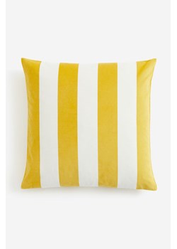 H & M - Aksamitna poszewka na poduszkę - Żółty ze sklepu H&M w kategorii Poszewki na poduszki - zdjęcie 169681728
