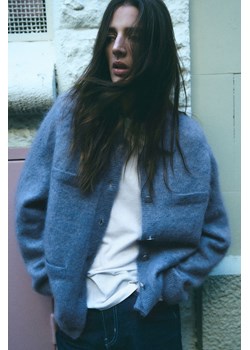 H & M - Kardigan z domieszką moheru - Niebieski ze sklepu H&M w kategorii Swetry damskie - zdjęcie 169681828