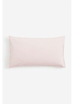 H & M - Sprana poszewka na poduszkę zawierająca len - Różowy ze sklepu H&M w kategorii Poszewki na poduszki - zdjęcie 169681868