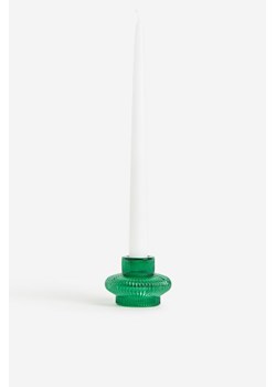 H & M - Szklany świecznik - Zielony ze sklepu H&M w kategorii Świeczniki - zdjęcie 169681928