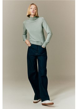 H & M - Sweter z golfem - Zielony ze sklepu H&M w kategorii Swetry damskie - zdjęcie 169681998