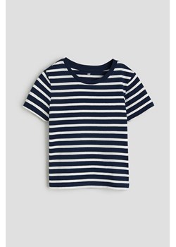 H & M - Bawełniany T-shirt - Niebieski ze sklepu H&M w kategorii T-shirty chłopięce - zdjęcie 169682009