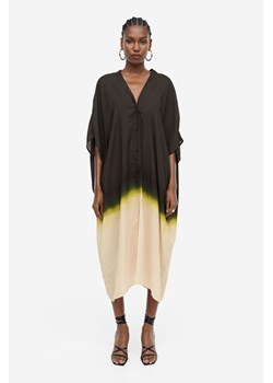H & M - Sukienka tunikowa oversize - Brązowy ze sklepu H&M w kategorii Sukienki - zdjęcie 169682035