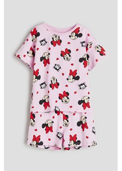 H & M - Dżersejowa piżama z nadrukiem - Różowy ze sklepu H&M w kategorii Piżamy dziecięce - zdjęcie 169682178