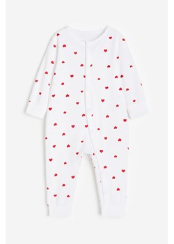 H & M - Wzorzysta piżama jednoczęściowa - Czerwony ze sklepu H&M w kategorii Pajacyki - zdjęcie 169682278