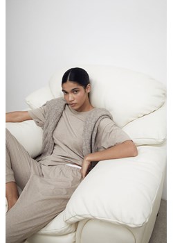 H & M - Dżersejowa piżama - Beżowy ze sklepu H&M w kategorii Piżamy damskie - zdjęcie 169682339
